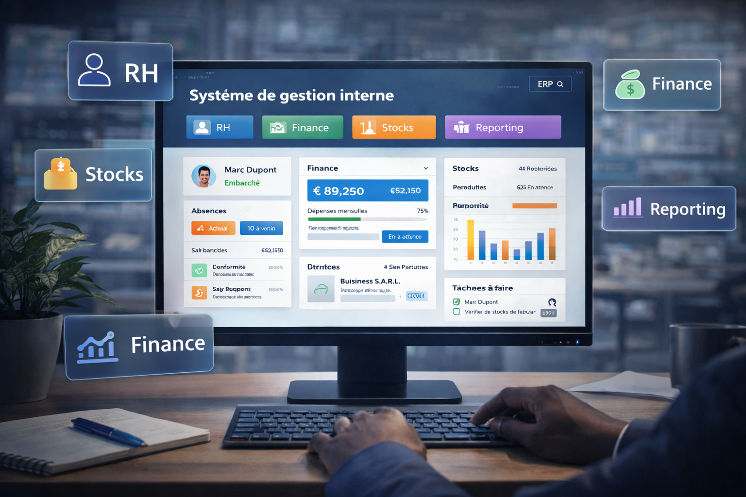 Système de gestion interne